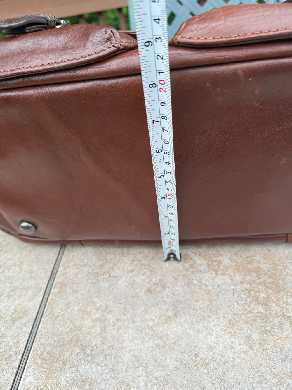 Wilsons Leather Large Retro Brown Travel or Business Bag